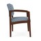 Lesro Lenox Wood Wide Guest Chair Wood Frame, Walnut, RS Rain Song Upholstery LW1201 - alternate 2